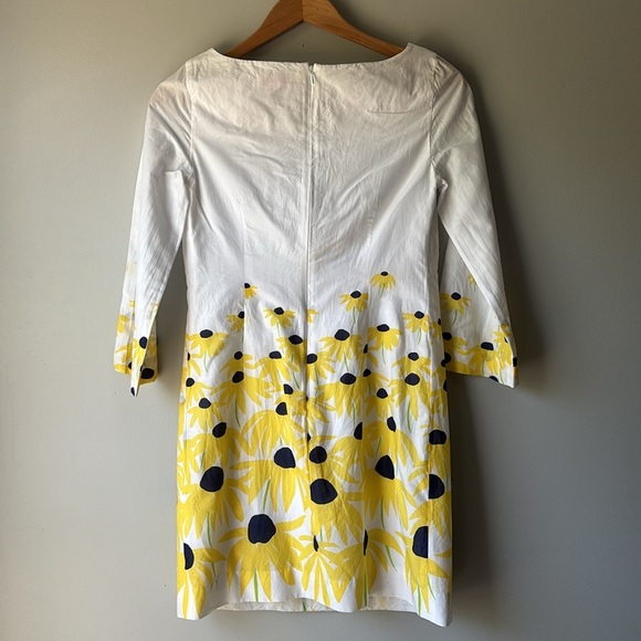 Lilly Pulitzer 3/4 sleeve Yellow Daisy Dress size 0 - Picture 3 of 6